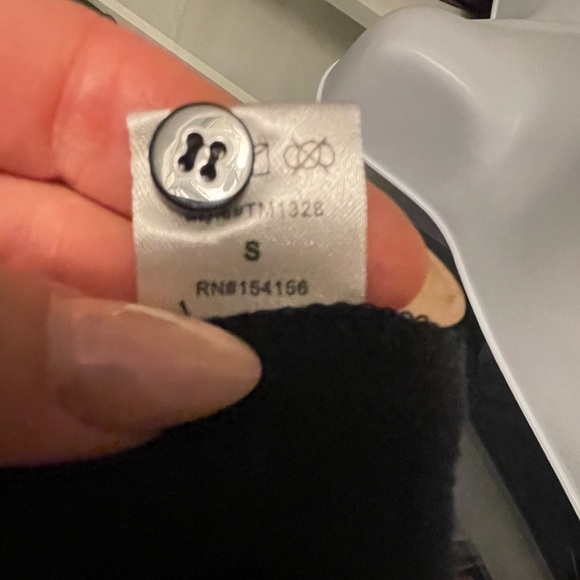 ✅ 3/$30 NWOT sexy black shirt dress with high side slit - Picture 5 of 5